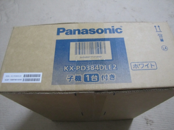 ★新品★パナソニック FAX付電話機 Kual ホワイトKX-PD384DLE2_3