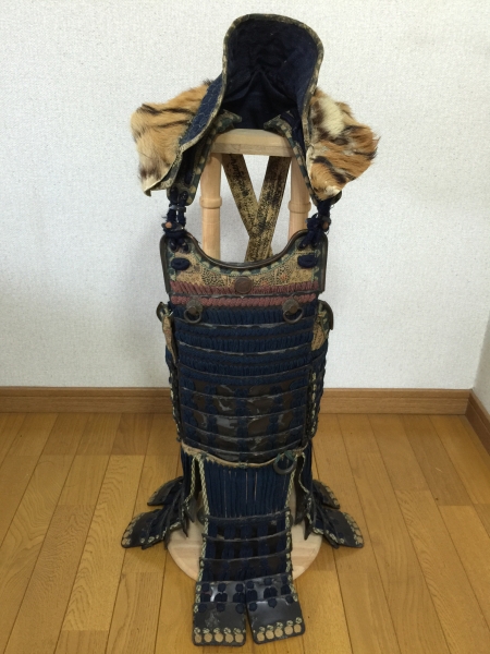 ●②鎧_甲冑_腹巻_兜_武具_胴_武具_時代物(骨董品