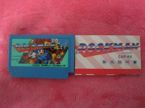 ＦＣ　ロックマン　説明書付属