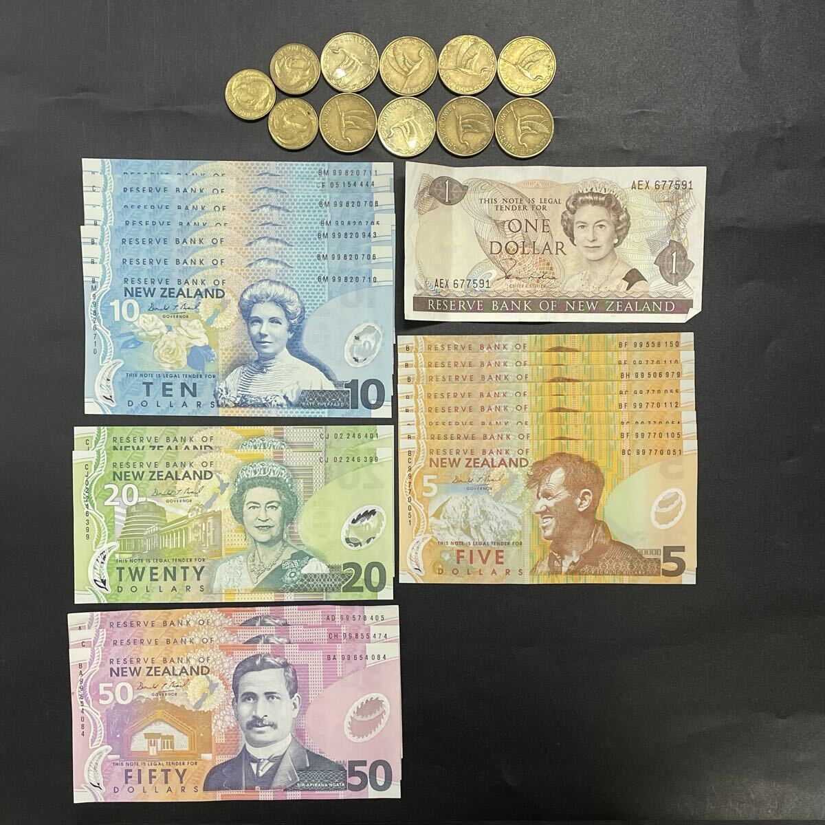 ニュージーランドドル紙幣の値段と価格推移は？｜1件の売買データから