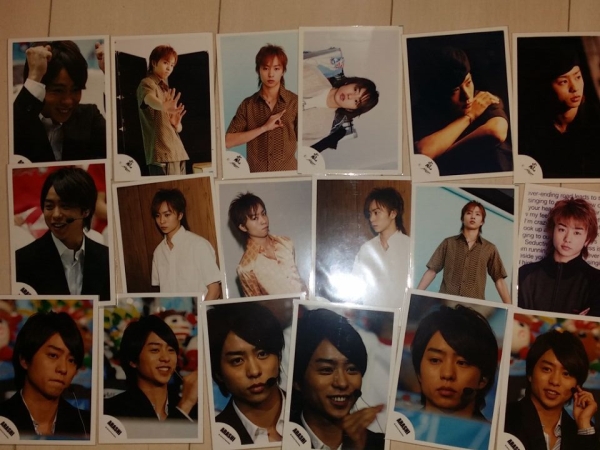 嵐 櫻井翔 公式写真 嵐ロゴ　2003～2007年　18枚セット①