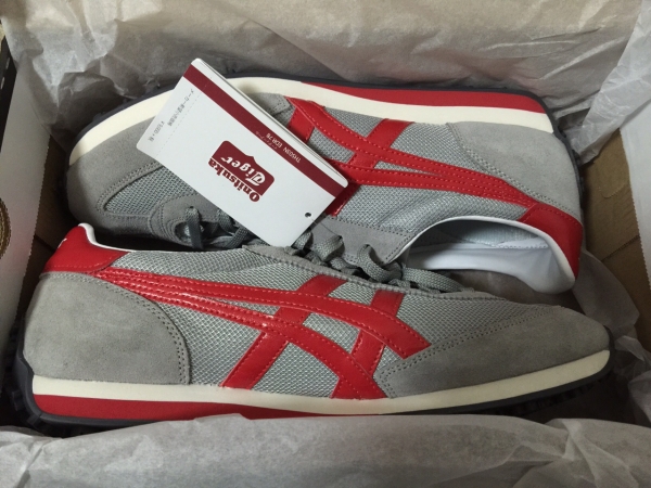 オニツカタイガー EDR78 シルバーグレー/レッド新品 TH503N 26.5