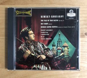 248位 【Rare 24K GOLD CD ゴールドCD】エルネスト・アンセルメ / コルサコフ 管弦楽曲集 (CSCD