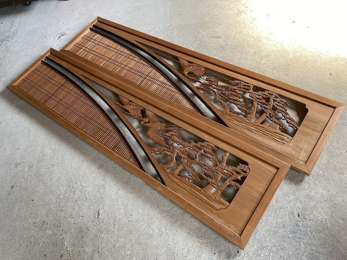 欄間 鶴 松の値段と価格推移は？｜2件の売買データから欄間 鶴 松の