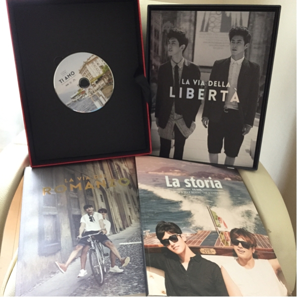 東方神起2014年韓国版 写真集3冊&DVDつき～TI AMO～新品未使用♪_2