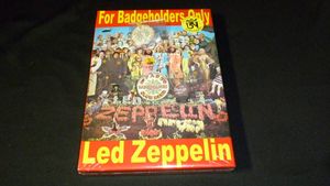 90位 LED ZEPPELIN/FOR BADGE HOLEFERS ONLY　FIRST PRESS　WITH MINI BADGE　SEALED（未開封