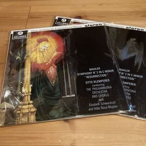 463位 最終出品／英Columbia sax ED1 クレンペラー マーラー　交響曲第２番　復活