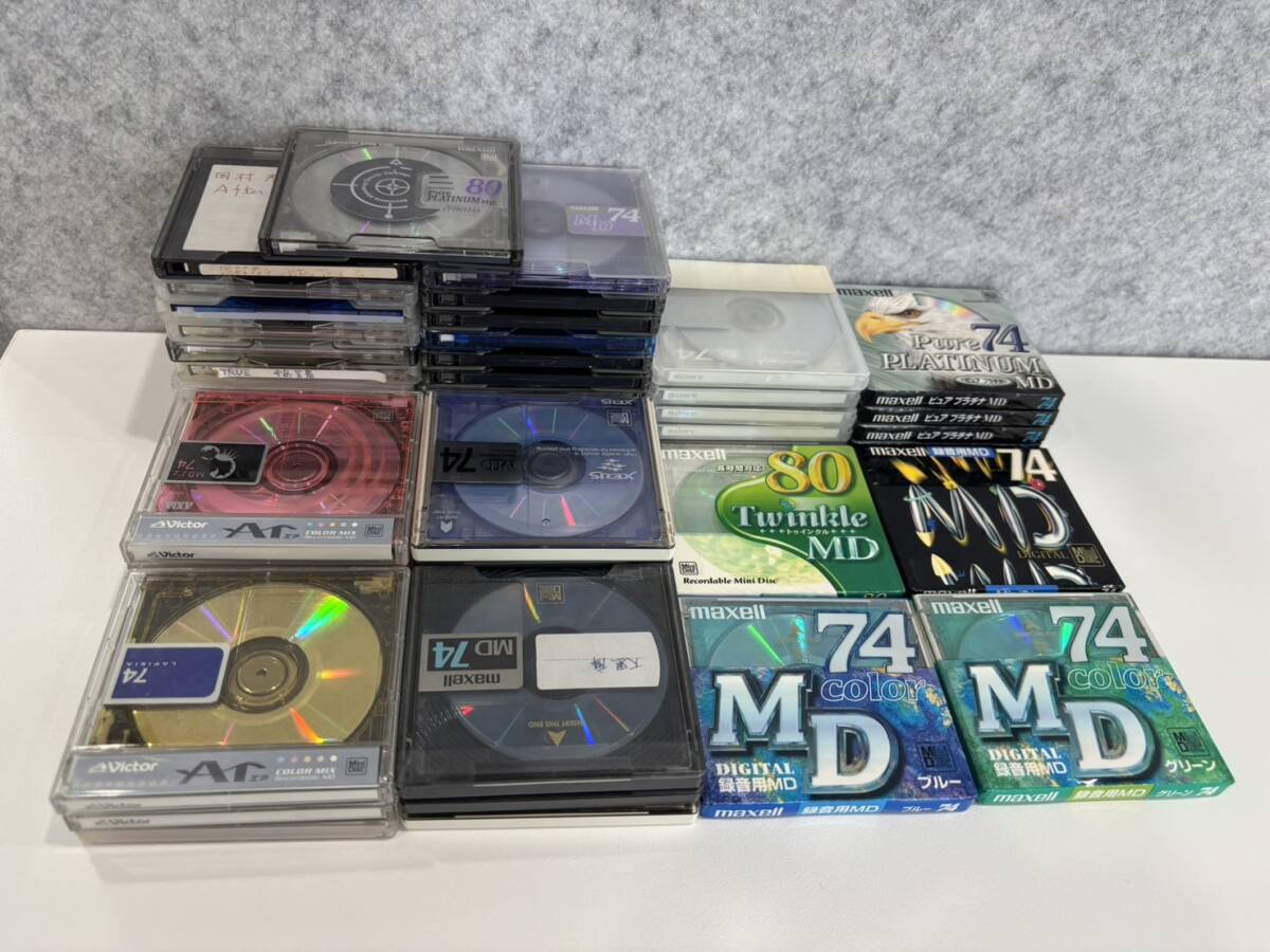 【未使用48枚】SONY MiniDisc MD 80分 まとめ売り MDミニディスクの値段と価格推移は？｜485件の売買データからMDミニ