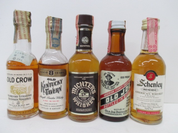 古酒　Schenley　ウイスキー　他5本　ミニチュアボトル　未開栓