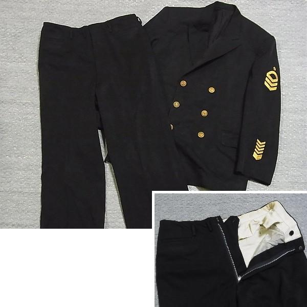 海上自衛隊・冬服・制服・1等海曹S位・上下セット 精勤章付き(制服