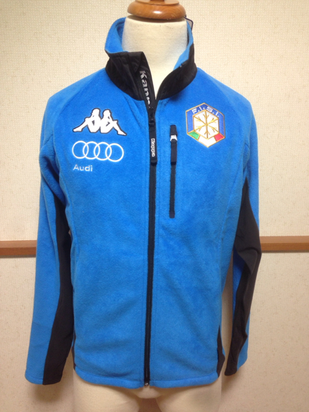 Kappa×FISI/イタリア代表×Audi【公式フリースジャケット】青/M
