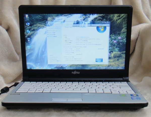 富士通 LIFEBOOK S761 i5-2.5/4G/160/SDVD/wlan/win7/2013済