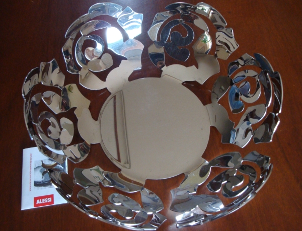 アレッシィALESSIスチール製フルーツバスケット