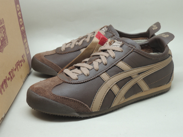 未使用!! オニツカタイガー MEXICO 66 23.5 茶 検） メキシコ