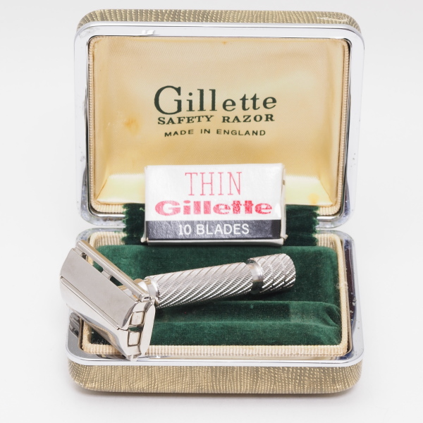 Gillette□ジレット バタフライ式両刃カミソリホルダー□英国製(ボディ