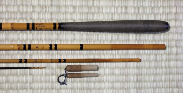 へら竹竿　南山　13.3尺 和竹 へら竿 南山 飛抜作 鳴弦 13尺2寸 中古(ヘラブナ竿)｜売買された