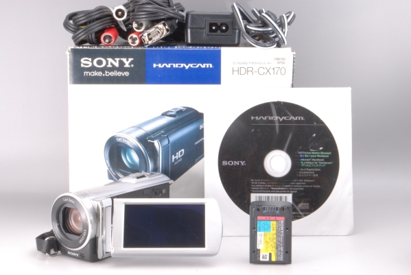 ★新品同様★SONY ハンディーカム HDR-CX170 シルバー元箱付_1