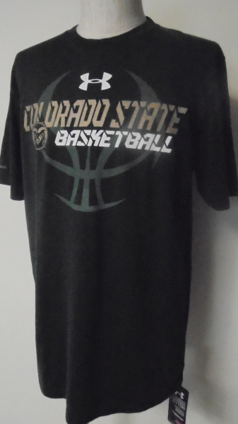 新品 アンダーアーマーTシャツ コロラド州立大学 バスケ M