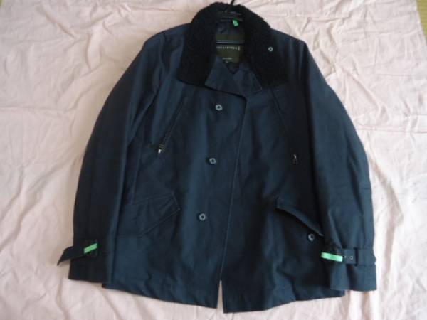 マッキントッシュ黒ブルゾン アリスsize36 ボア付　MACKINTOSH