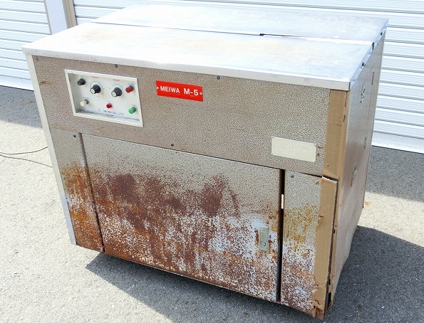 D60★　明和 PPバンド 半自動梱包機 結束機 包装機/M-5 管財買受