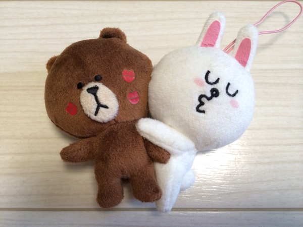 Line ブラウン コニー キスマーク ラブ ぬいぐるみ ストラップ キャラクター 売買されたオークション情報 Yahooの商品情報をアーカイブ公開 オークファン Aucfan Com