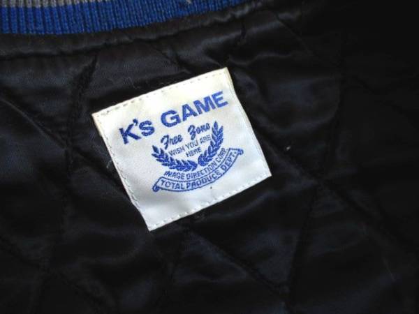 岩城滉一◇K's GAME 中綿 オールレザースタジャン/ライダース(Lサイズ