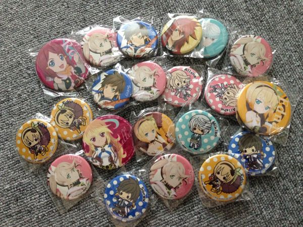 【新品】テイルズ オブ ゼスティリア　缶バッチセット