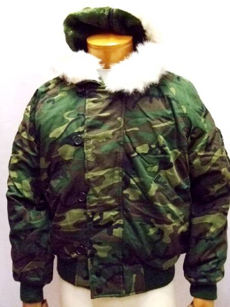 【CUE'SS/キューズ】CAMO N2Bファージャケット OD 新品デッド