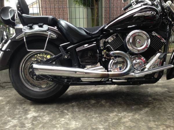 ドラッグスター1100社外フレアカット_1