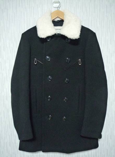 ◆MARKAWARE ロング Pコート ブラック marka Factotum