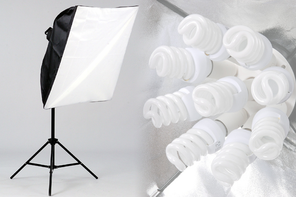 プロ仕様 9灯90×60 ソフトボックスセット 大型撮影用照明