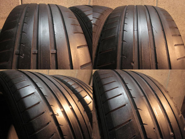 売り切り】ダンロップ 245/45R18 2本□残溝5山 13年製 RFT 車のパーツ