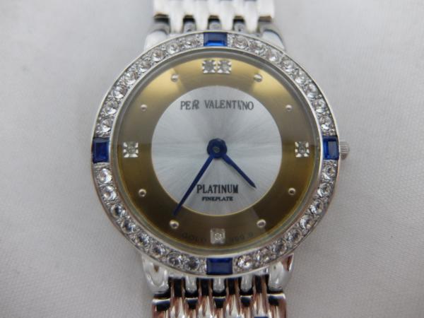 d419 バレンチノ 腕時計 5Pダイヤ付 PV-3014 中古