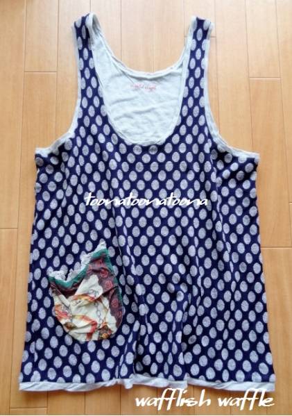 waffleワッフリッシュワッフル ドット チュニック　ジャンスカ 1