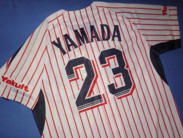 東京ヤクルト23 山田哲人 2015 ホーム用ユニフォーム ZETT 優勝