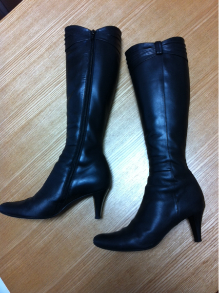卑弥呼 本革 レザー ロングブーツ 23.5 美品