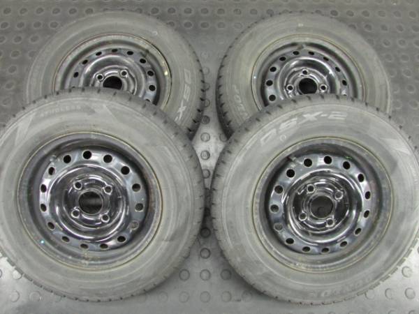145/80R12 DSX-2 15年 ホンダ純正スチール 12x4J [A-389] JJ1 N-VAN 12