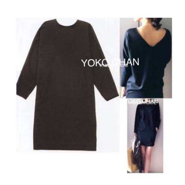 ■新品ヨーコチャンYOKOCHAN背面Vワンピース■辺見えみり■
