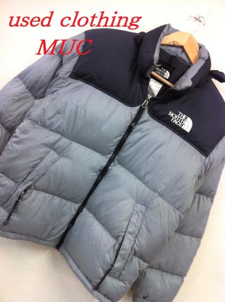4236☆THE NORTH FACE☆ダウンジャケット☆グレー×黒