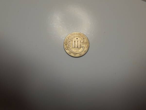アメリカ 1852年 3セント 銀貨 銀貨 1852年アメリカ合衆国3セント