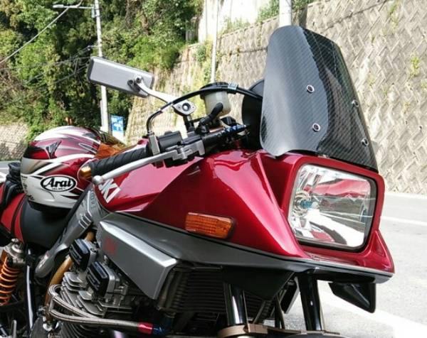 GSX750S、1100S 刀カタナカーボンスクリーン　ヤフオク特価！