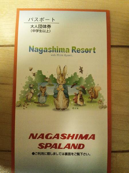 ナガシマスパーランドパスポート2枚セット■送料無料