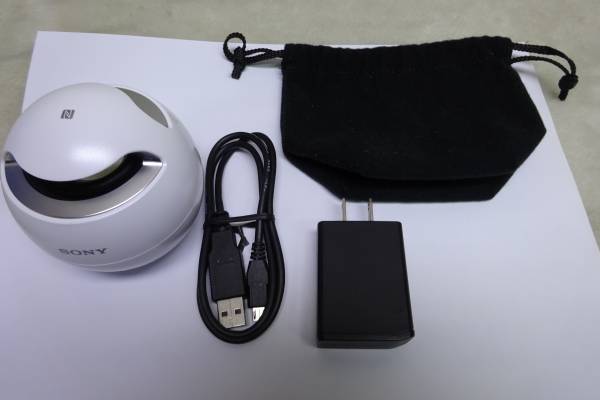 SONY ワイヤレスポータブルスピーカー SRS-X1 ホワイト 防水