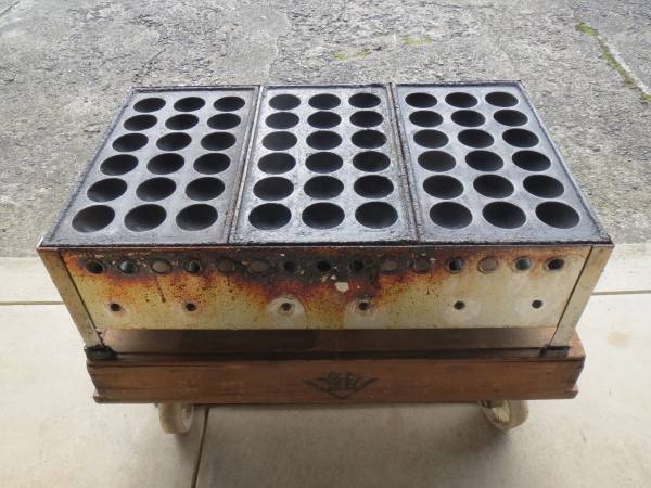 42☆ 業務用 たこ焼き器 都市ガス 天然ガス 鉄板 ガスレンジ