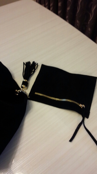 ナノユニバース　タッセルトート（黒）