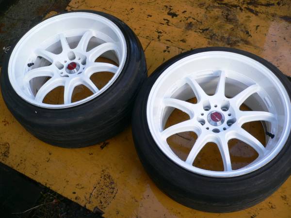 深リム ワーク D9R 10.5J＋15 WORK D9R 18インチ