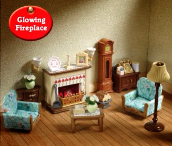 ☆海外版☆新品☆シルバニアUK☆Drawingリビングルームセット♪