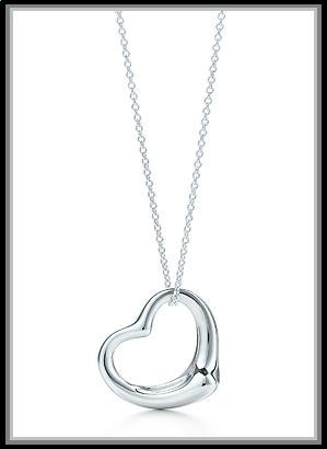 オープンハートペンダントＳサイズ新品付属品付き９０００円