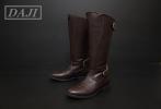 高級オリジナル特攻ブーツ 斜めカット 27.0cm 茶色　旧車會 CBX
