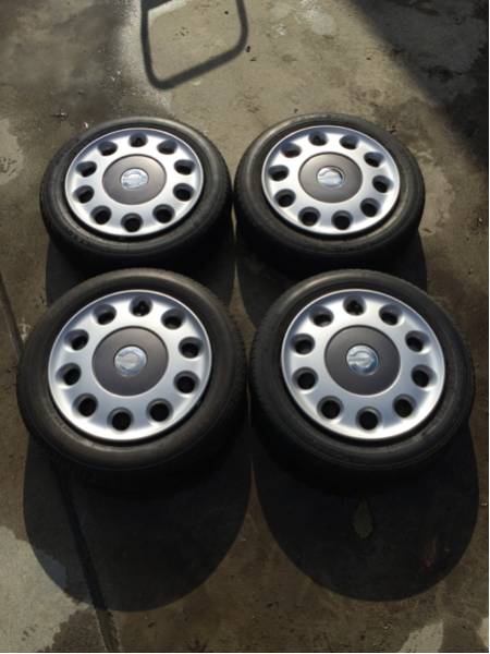 ミラココア 夏用タイヤ 純正ホイール 4本セット 155/65R14 14インチ